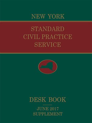 cover image of New York Standard Civil Practice Service Deskbook